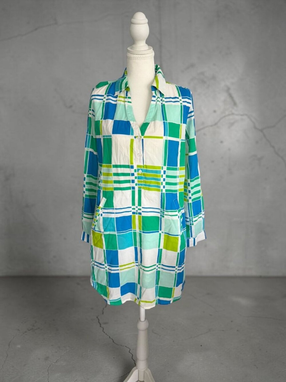 TORI RICHARDS Multicolor Shirt Dress Size Small